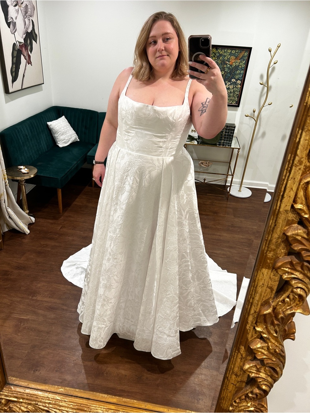 Betty Gown by Rebecca Schoneveld - Size 24, street size 20. Plus size bridal.
